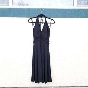 Traces by Tracy Evans black halter dress size 6